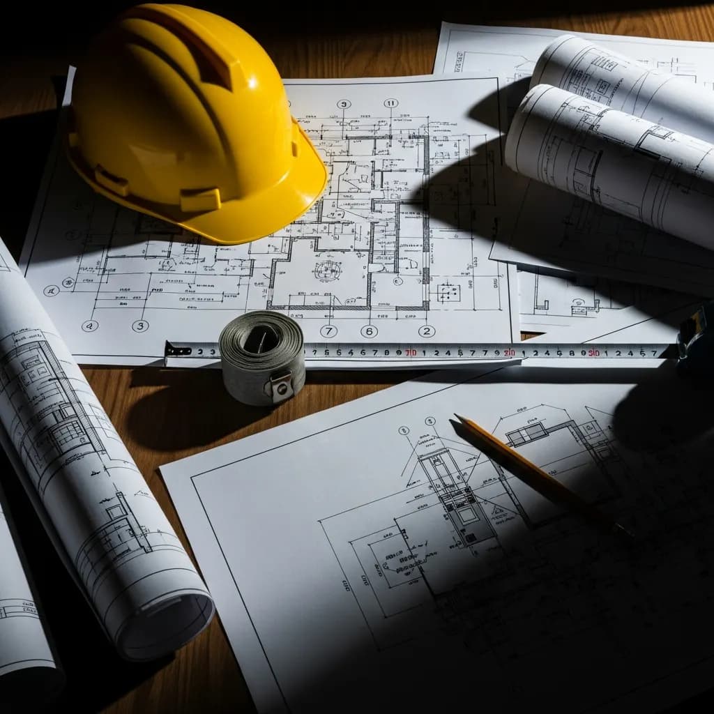 Designer reviewing a hardscape rendering with a homeowner