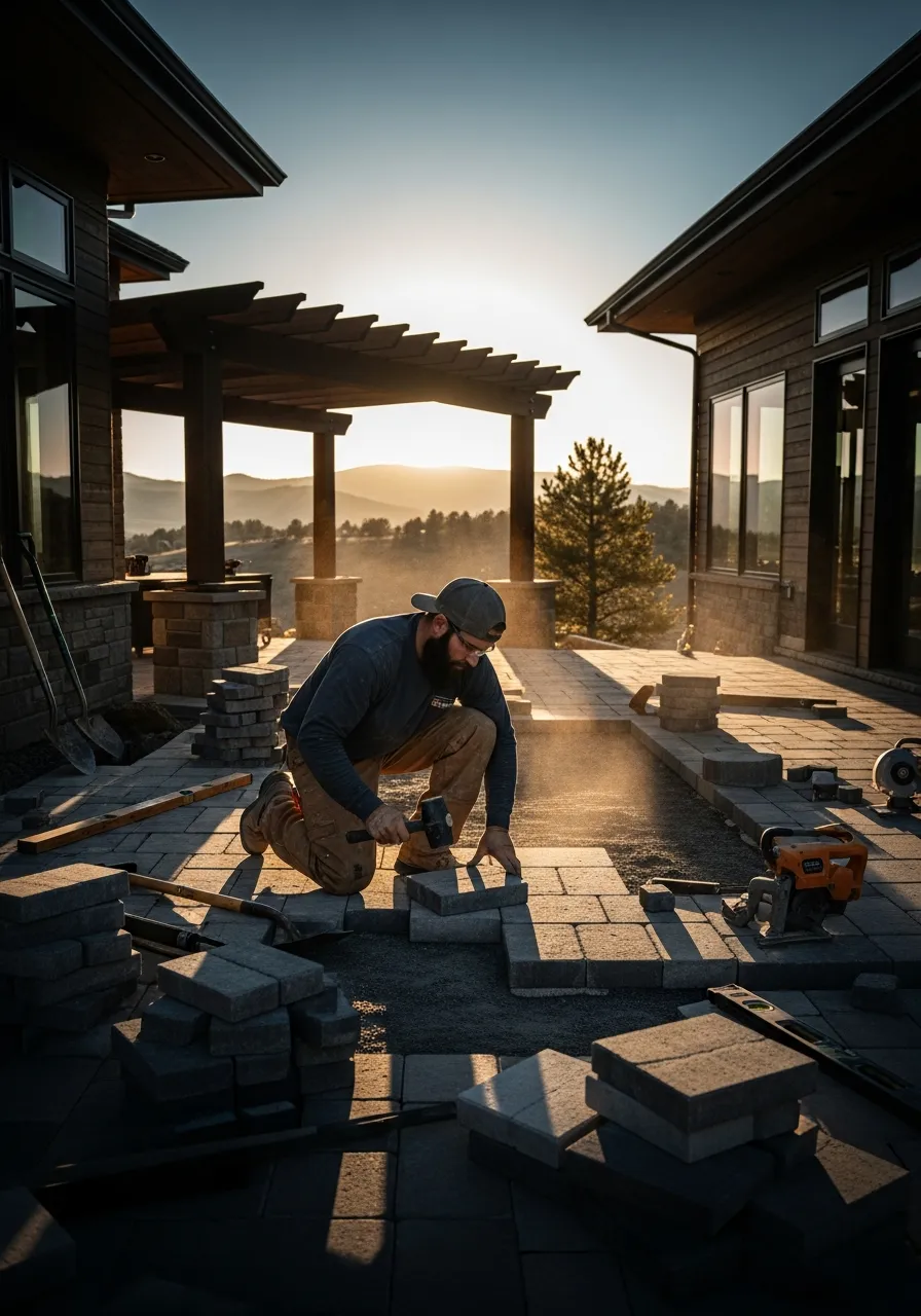 Outdoor living contractor project in the Mountain West